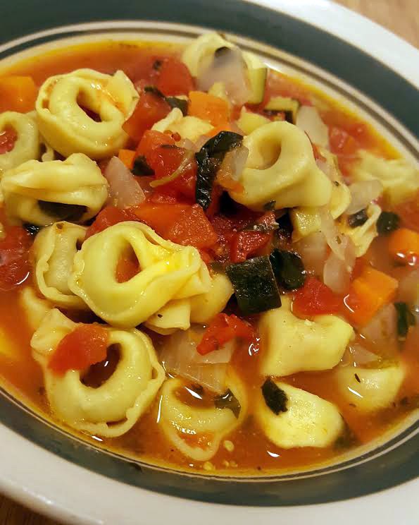 Vegetable Tortellini Soup Mab Made Food