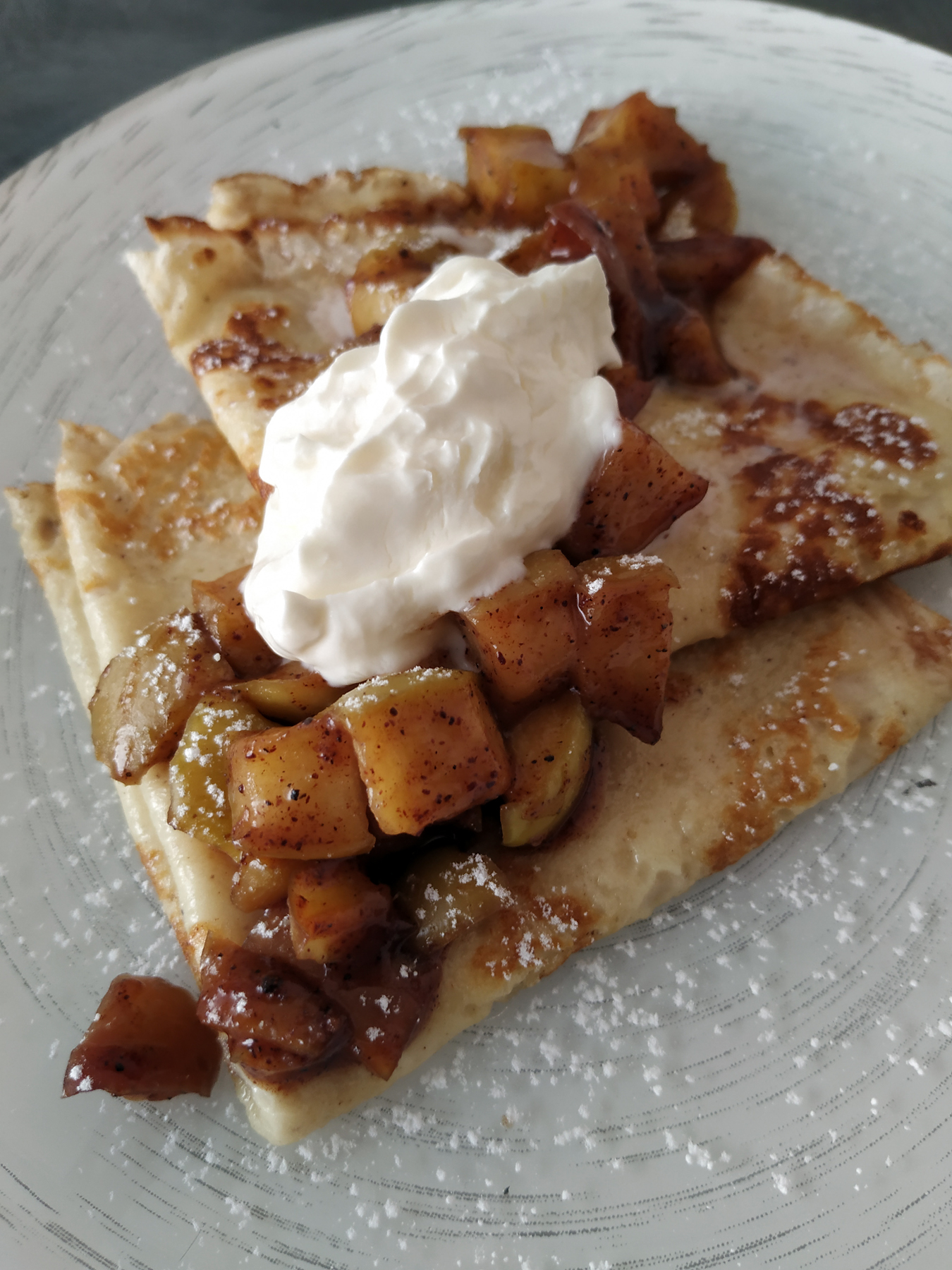 Recipe: Apple Cinnamon Crepes – Mab Made Food