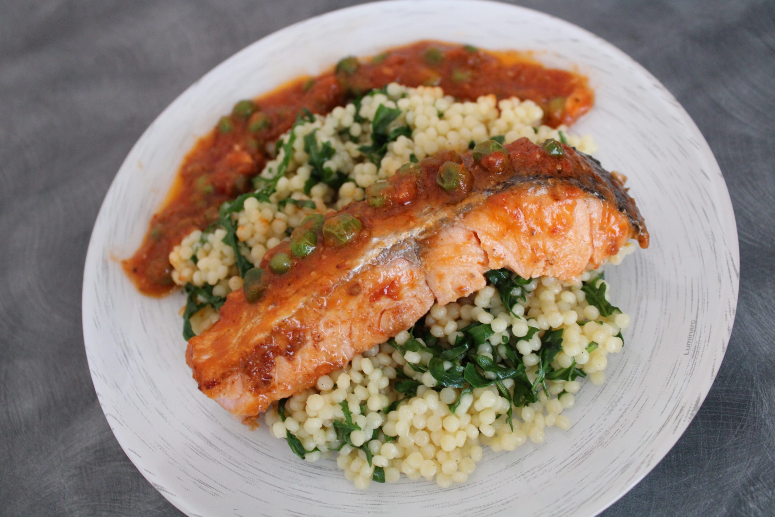 Salmon in Tomato Coconut Cream Sauce Mab Made Food